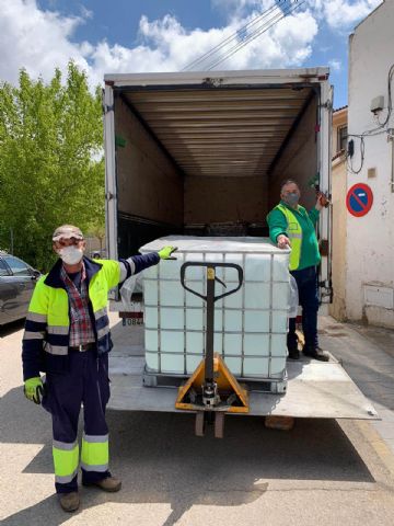 DESTINA transporta de manera gratuita la donación de 2.4 toneladas de hidrogel por parte de BASF - 1, Foto 1