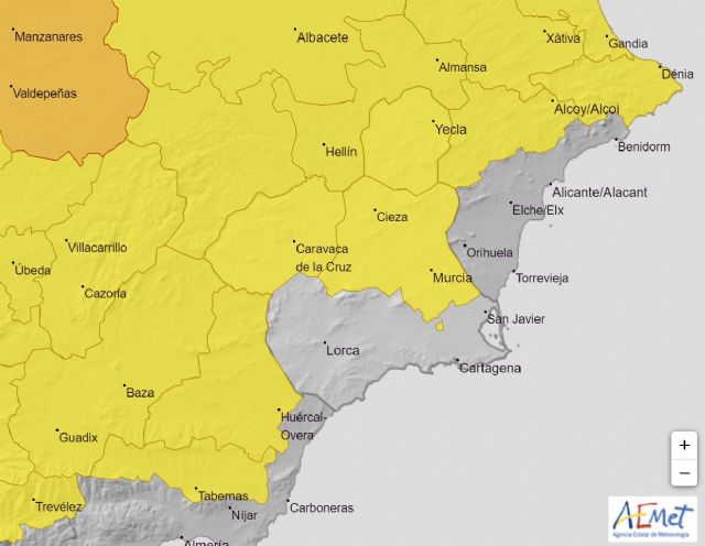 Meteorología amplía hasta las 21 horas de hoy su aviso por lluvia de hasta 20 litros en una hora y tormentas que pueden ir con granizo - 1, Foto 1