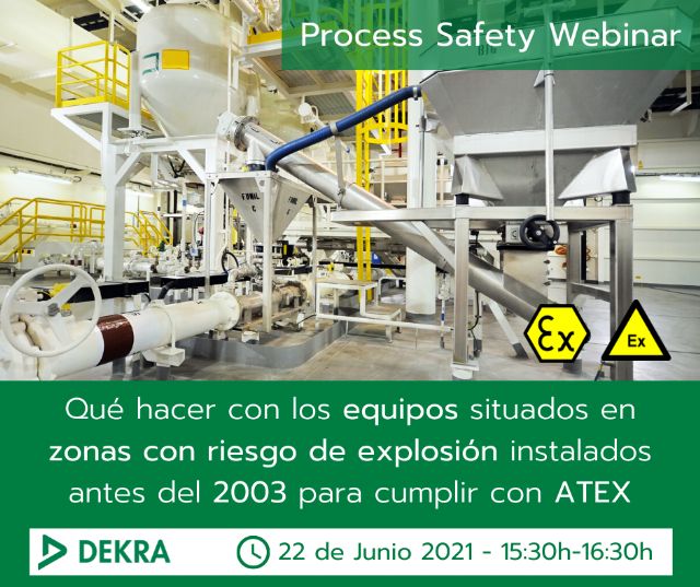 Qué hacer con equipos situados en zonas con riesgo de explosión instalados antes de 2003 y cumplir con ATEX - 1, Foto 1