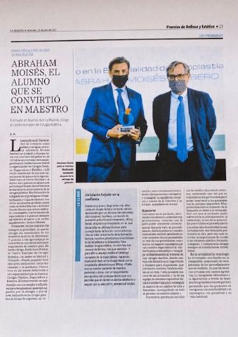 El Dr. Abraham Moisés Barbero recibe el premio La Razón 2021 al mejor especialista en Rinoplastia - 1, Foto 1