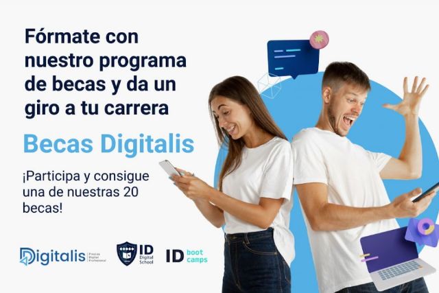 ID Digital School y Digitalis ofrecen 20 becas para apoyar la formación digital y tecnológica - 1, Foto 1