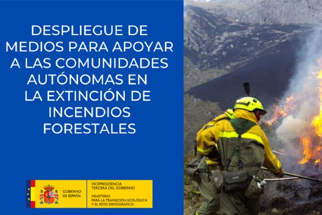 El MITECO apoya las tareas de extinción del incendio forestal en Sierra Bermeja (Málaga) - 1, Foto 1