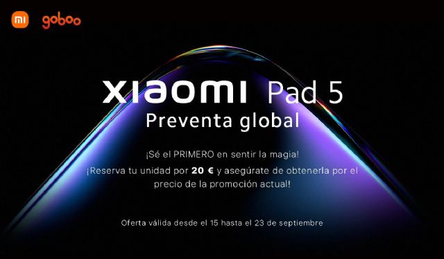 Xiaomi Pad 5 debuta a nivel internacional con una preventa en exclusiva en Goboo - 1, Foto 1