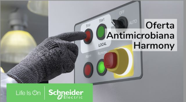 Harmony XB5, la gama de pulsadores de Schneider Electric con protección antimicrobios - 1, Foto 1