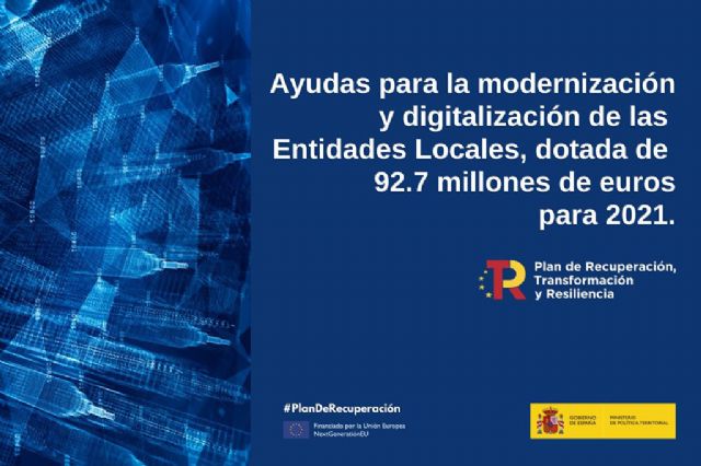 Los municipios con más de 50.000 habitantes pueden presentar sus proyectos de digitalización y modernización hasta el próximo 15 de diciembre - 1, Foto 1