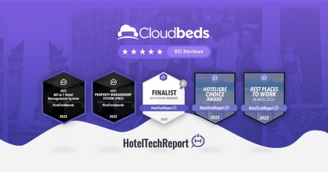 Cloudbeds, Mejor PMS y Mejor HMS en 2022 HotelTechAwards - 1, Foto 1