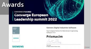 PRISMACIM nombrado Top Partner EUROPEO de Mainstream Engineering en el evento de Siemens Converge EPLS 2022 - 1, Foto 1