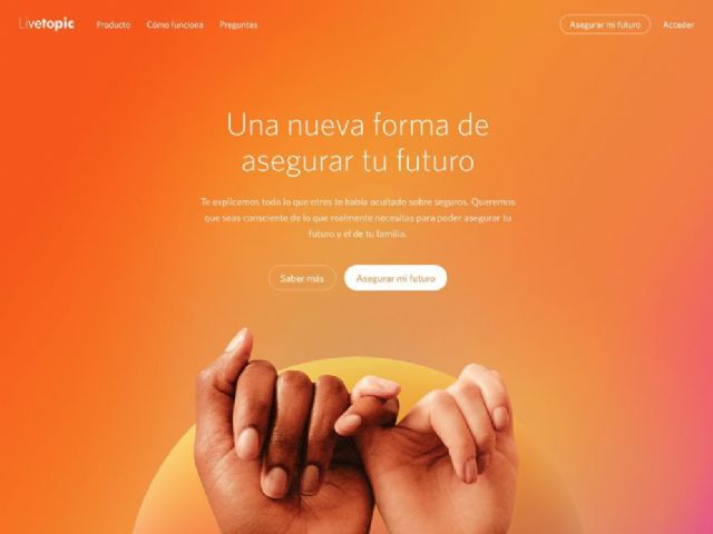 La nueva web de Livetopic transforma el seguro de vida: Asegura sólo lo que necesitas y contrata 100% online - 1, Foto 1