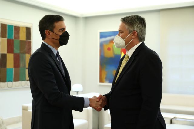 Pedro Sánchez se reúne con el secretario general de la OCDE, Mathias Cormann - 1, Foto 1