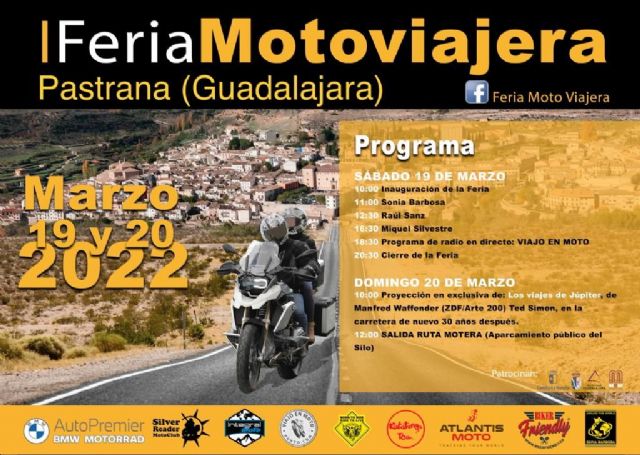 19 y 20 de marzo: I Feria Motoviajera de Pastrana - 1, Foto 1