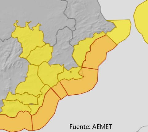 La Agencia Estatal de Meteorología empeora la previsión del tiempo en la Región para los próximos días 3 y 4 de abril - 1, Foto 1