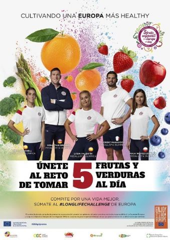 Millones de europeos ya conocen el #longlifechallenge: Más actividad física y 5 frutas y hortalizas al día - 1, Foto 1