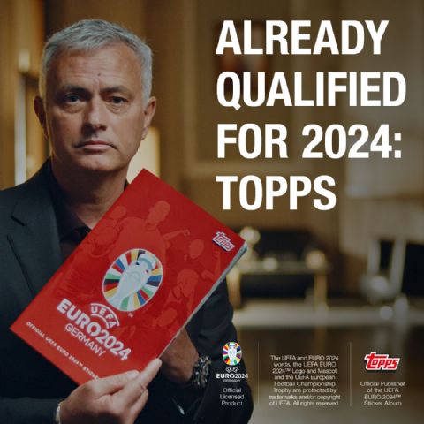 Topps, socio licenciatario oficial de la UEFA EURO 2024™, firma a José Mourinho como embajador oficial - 1, Foto 1