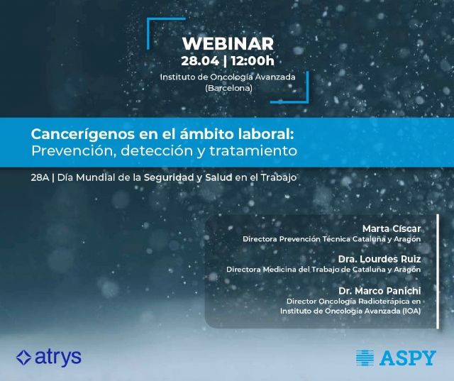 ASPY celebra un webinar sobre cancerígenos en el ámbito laboral - 1, Foto 1