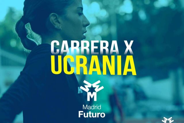 ´Madrid Futuro x Ucrania’. La capital española se tiñe con la bandera de Ucrania en 5km de marcha por la paz - 1, Foto 1