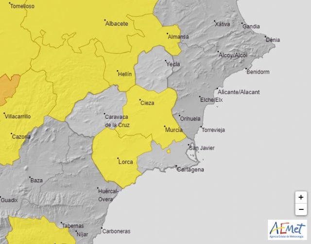 Meteorología mantiene sus avisos por temperaturas de hasta 38 grados hoy y 39-40 grados mañana viernes - 1, Foto 1