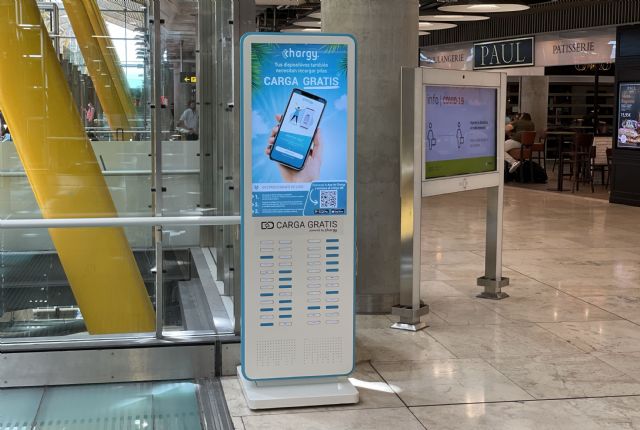 Chargy colabora con Aena en un proyecto piloto para ofrecer un nuevo servicio gratuito de carga inteligente de batería de móviles en el Aeropuerto Adolfo Suárez Madrid-Barajas - 1, Foto 1