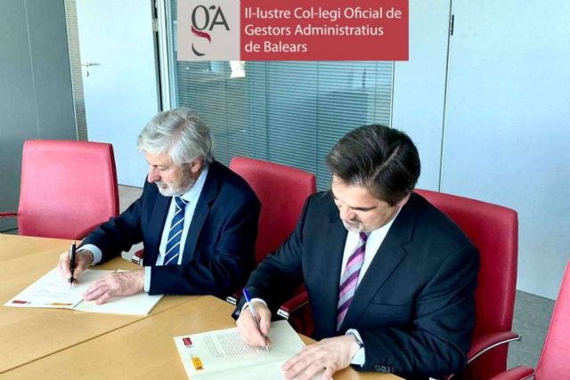 El Colegio Oficial de Gestores Administrativos de Baleares suscribe un convenio que habilita una plena gestión catastral - 1, Foto 1