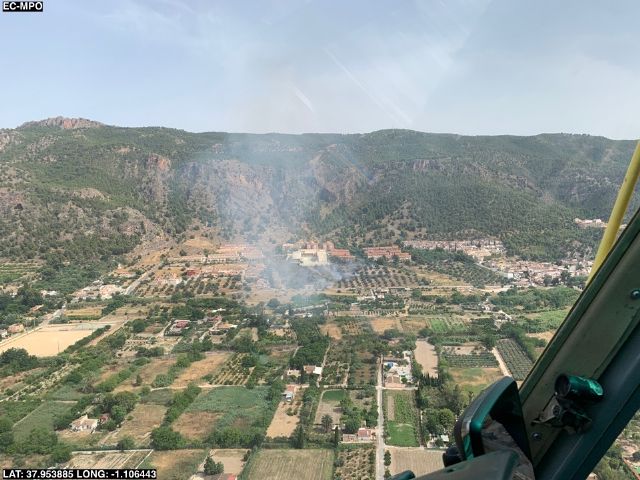 Incendio forestal en Algezares (Murcia) - 1, Foto 1