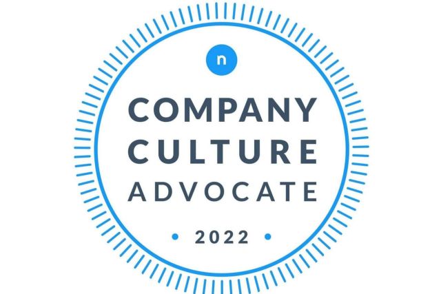 La insignia de reconocimiento de Nailted que da visibilidad sobre la buena cultura de empresa, Company Culture Advocate - 1, Foto 1