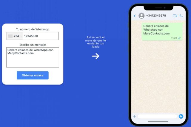 ManyContacts explica cómo vender con WhatsApp generando enlaces - 1, Foto 1