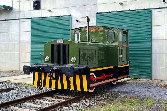 Restaurada por la Fundación del Patrimonio Ferroviario una antigua locomotora de Campsa - 1, Foto 1