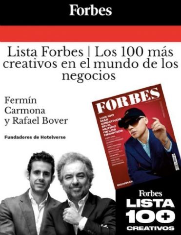 Hotelverse, entre las 100 empresas más creativas de España según Forbes - 1, Foto 1