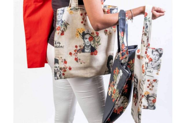 Usanifu Frida Khalo, una bolsa estampada artesanal de la firma Natinee Bags - 1, Foto 1