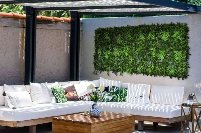 ¿Cómo instalar un jardín vertical artificial en casa?, con Jardín Vertical - 1, Foto 1