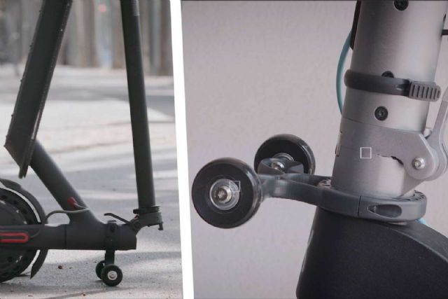 El soporte de Techmotion Electronics para guardar en vertical el patinete ya consiguió un 25 % de su objetivo de financiación en su primera semana de campaña de crowdfunding - 1, Foto 1