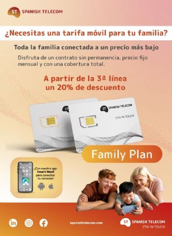 Spanish Telecom lanza Family Plan para que los hogares ahorren en telefonía móvil - 1, Foto 1