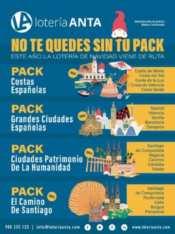 Lotería Anta presenta sus exclusivos Packs de lotería de Navidad - 1, Foto 1