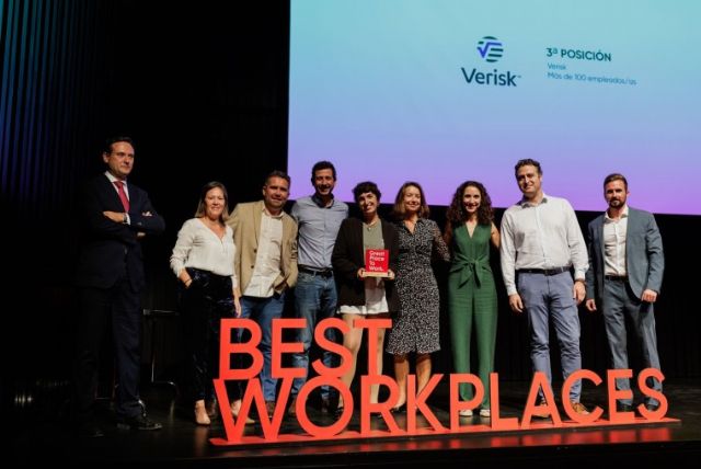 Por tercera vez, Verisk nombrada Great Place to Work™ en España y es elegida como mejor lugar de trabajo en Málaga - 1, Foto 1