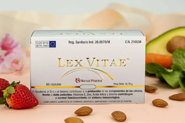 Lex Vitae, antioxidante oral con ingredientes de origen natural, con Narval Pharma - 1, Foto 1