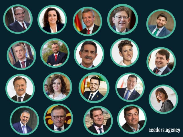 Un estudio de Seeders Agency revela cuáles son los presidentes autonómicos más populares en redes sociales - 1, Foto 1