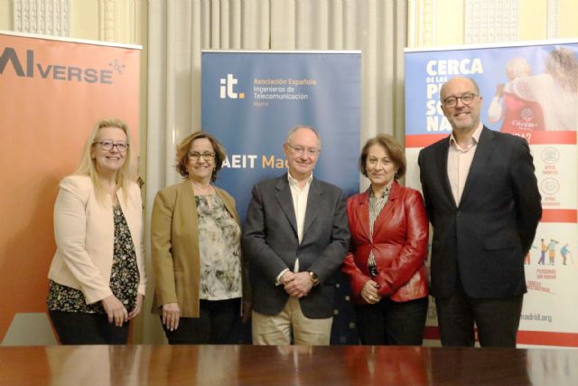 AEIT-Madrid, Cáritas Diocesana de Madrid y AIVERSE se unen para acercar la tecnología a colectivos en situación de vulnerabilidad - 1, Foto 1