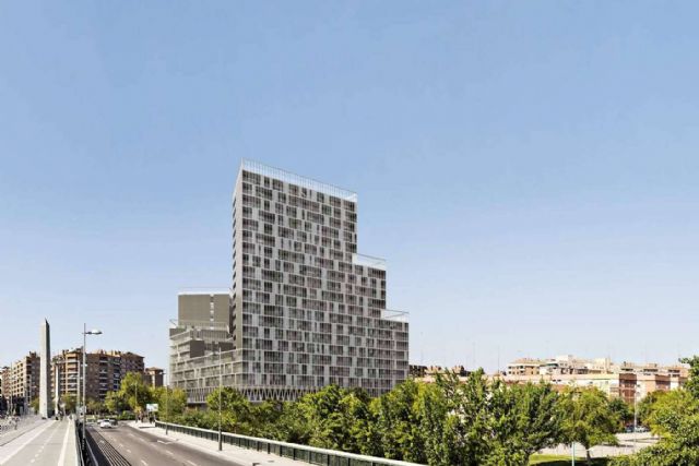 El nuevo edificio de Plaza Europa, Skyline, cambia el paisaje de Zaragoza - 1, Foto 1