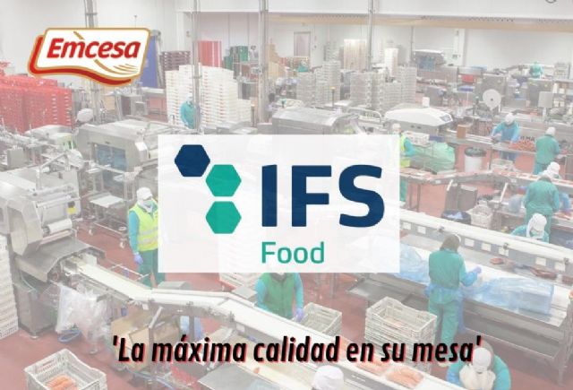 Emcesa renueva su certificado de calidad alimentaria IFS Food - 1, Foto 1