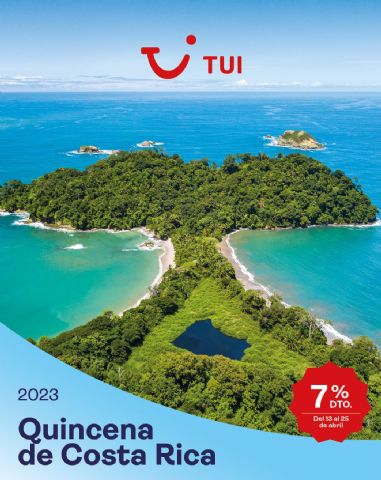 7% de descuento en toda la programación de Costa Rica, la última campaña de TUI - 1, Foto 1