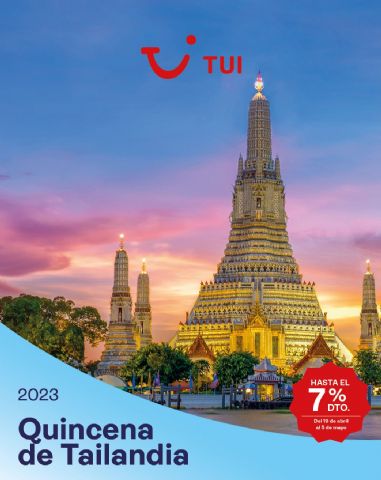 TUI lanza hasta un 7% de descuento en toda la programación de Tailandia - 1, Foto 1