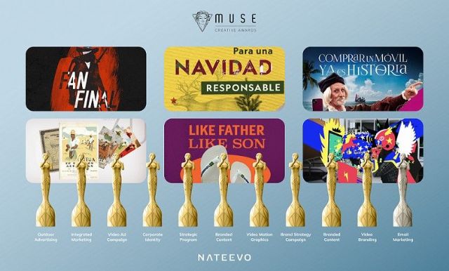 NATEEVO gana 11 galardones en los premios internacionales Muse Creative Awards - 1, Foto 1