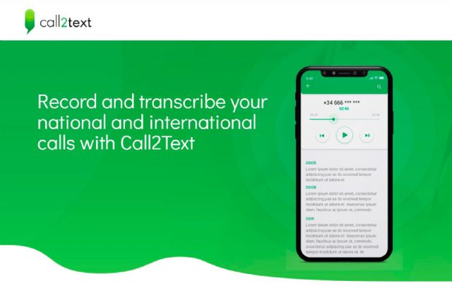 Call2Text, la nueva app para grabar y transcribir llamadas telefónicas, de forma automática - 1, Foto 1