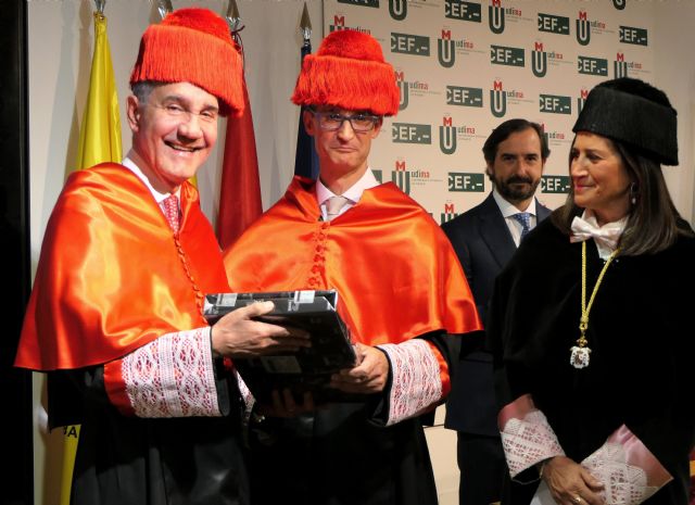 El Dr. Franklin García Fermín, ministro de Educación Superior Ciencia y Tecnología de Rep.Dom, investido Honoris Causa por Udima - 1, Foto 1