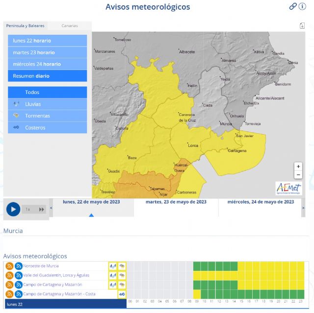 Último boletín de la Agencia Estatal de Meteorología para hoy - 1, Foto 1