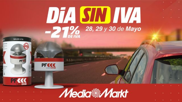 Erum Vial comercializa la baliza V16 conectada con un 21% de descuento en el Día sin IVA de MediaMarkt - 1, Foto 1