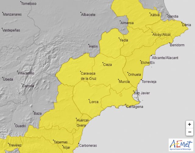 Meteorología anuncia aviso amarillo por lluvias (hasta 25 litros en una hora) y tormentas mañanaen toda la Región - 1, Foto 1