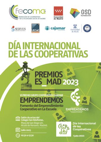 El día 1 de julio, FECOMA celebra el Día Internacional de las Cooperativas y entrega los Premios ES_MAD 2023 - 1, Foto 1