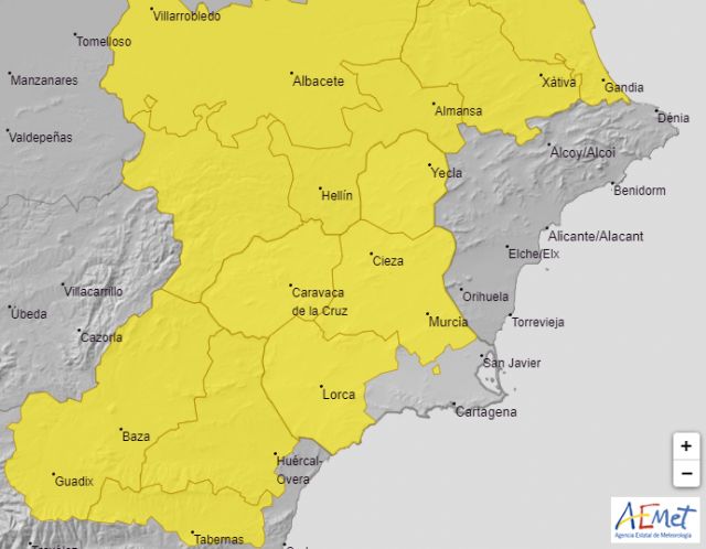 Meteorología advierte de temperaturas de hasta 38 grados mañana sábado en casi toda la Región - 1, Foto 1