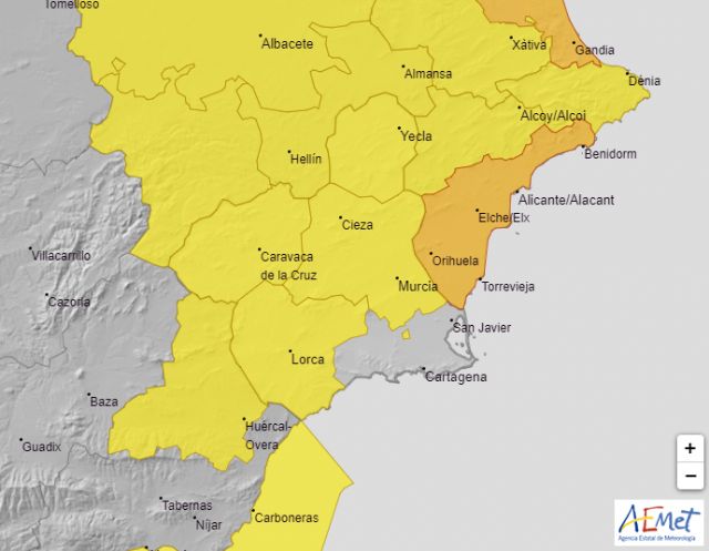 Avisos de nivel amarillo por temperaturas de hasta 39-40º hoy en toda la Región - 1, Foto 1