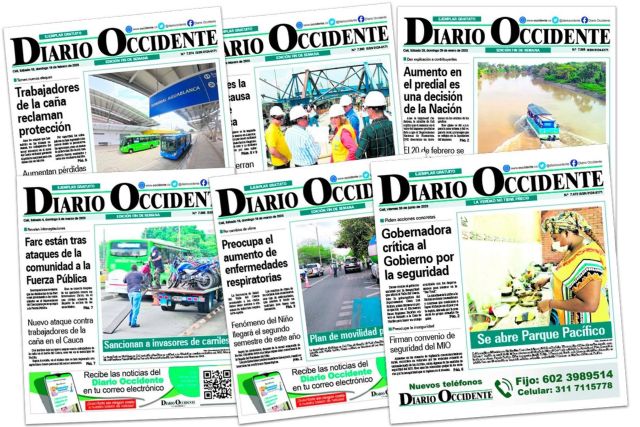 Diario Occidente, un periódico nacional de Cali para Colombia - 1, Foto 1